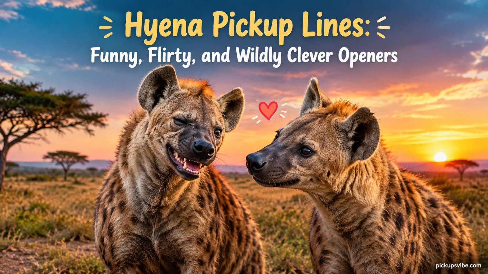 Hyena Pickup Lines
