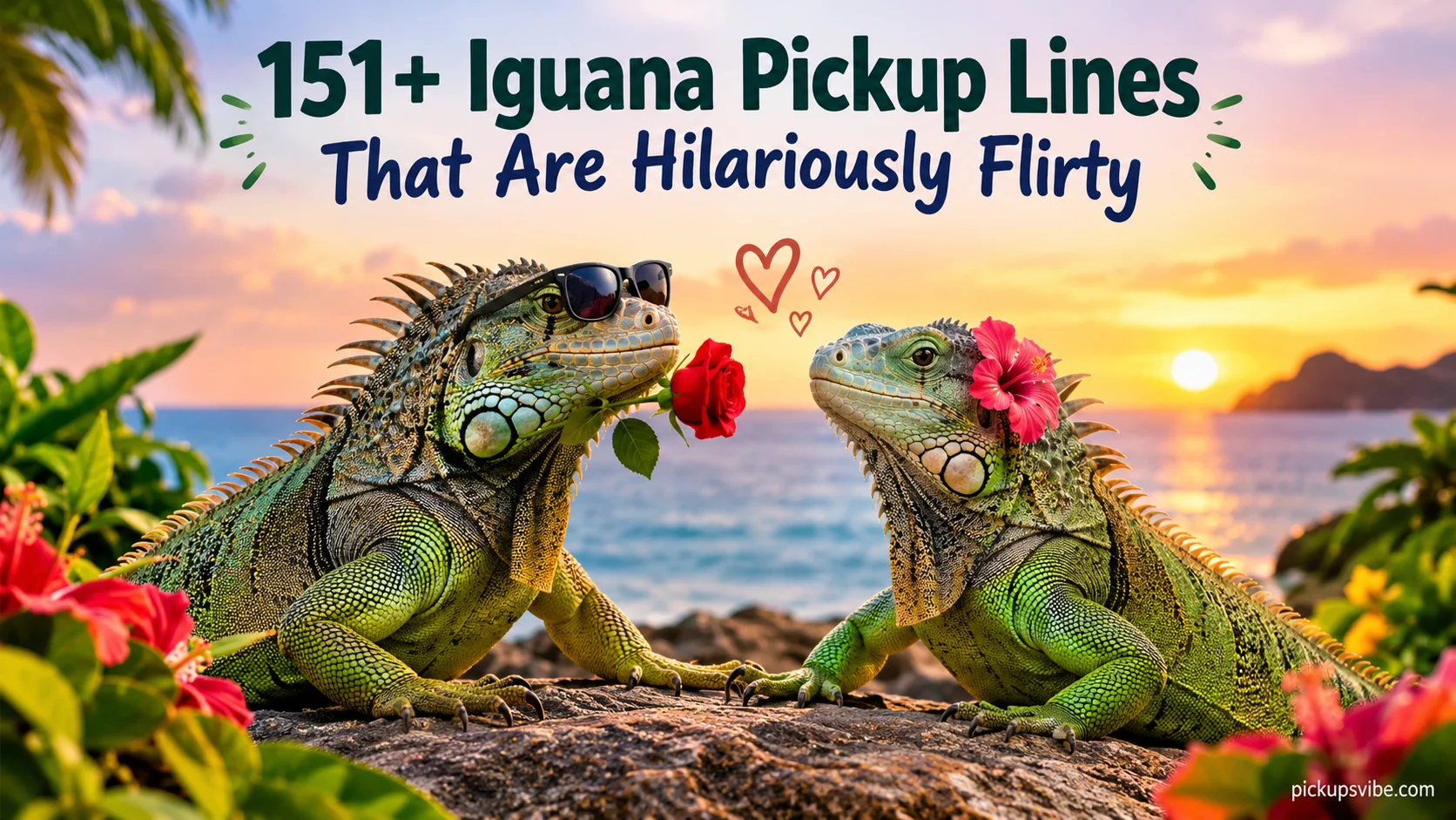 150+ Iguana Pickup Lines That Are Hilariously Flirty