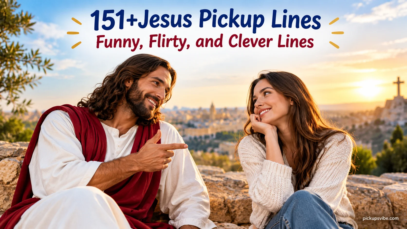 150+ Jesus Pickup Lines Funny, Flirty, and Clever Lines